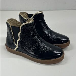 New Naturino Kids' Chelsea Boot Black Girls Size 9.5 Toddler